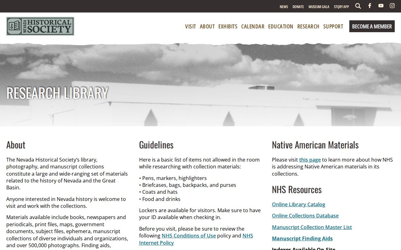 Fernley city directory Nevada Historical Society research library holdings