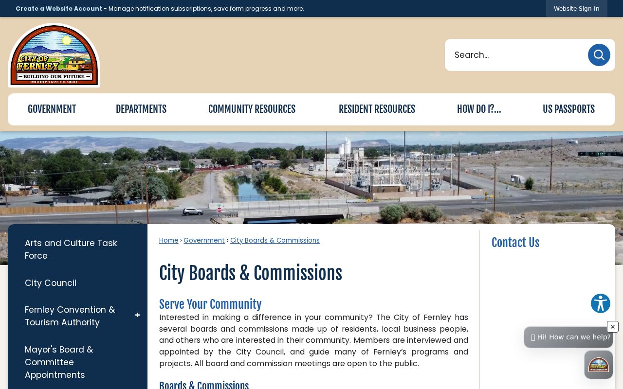 Fernley neighbors city boards and commissions public participation